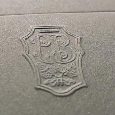 Dry embossing