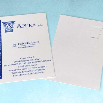 Dry embossing
