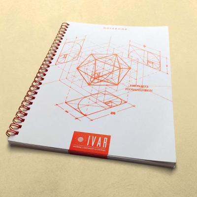Perforated spiral notebook