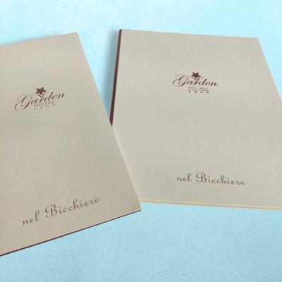 Menu e portamenu con tasche interne
